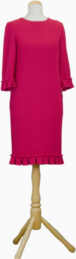 sukienka z falbanką